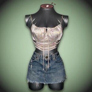 Stylish Cream Women's Top